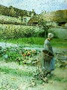 Carl Larsson oktober-pumporna Spain oil painting artist